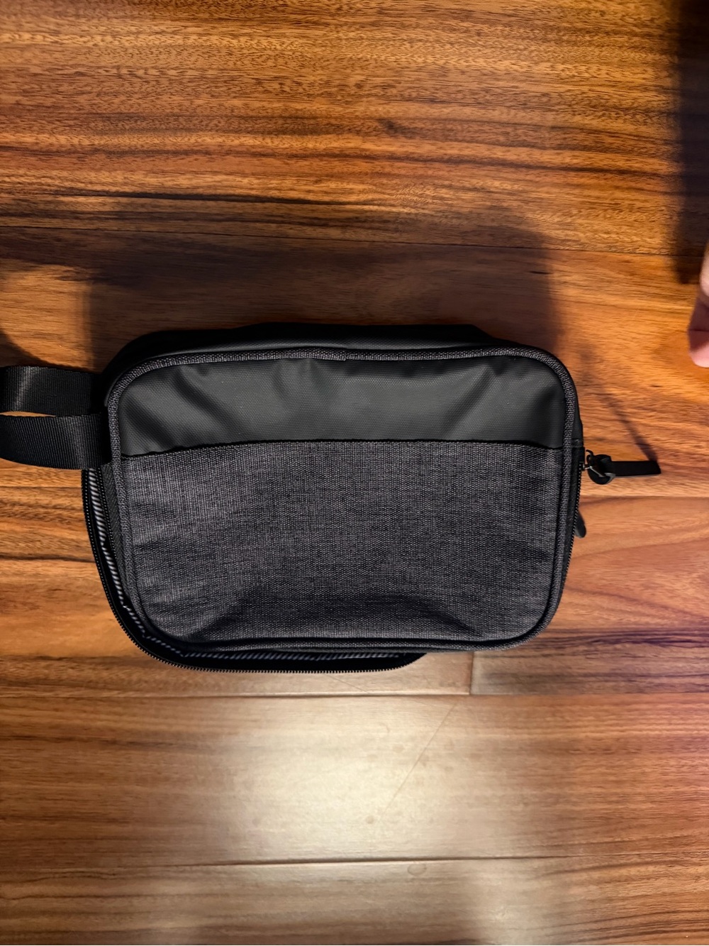 Black Men's Crossbody Organizer Bag